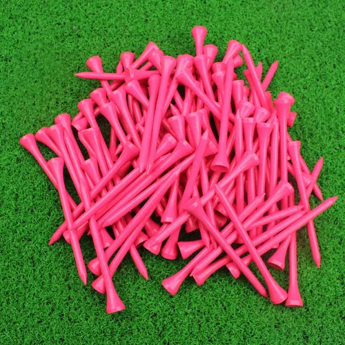 MYKUJA Bamboo Golf Tees Wood|Professional Multiple Colors Golf Tees 3-1/4,2-3/4,2-1/8 inch Pack of 50/100|Golf Tee in Package 100 camisetas (3.268