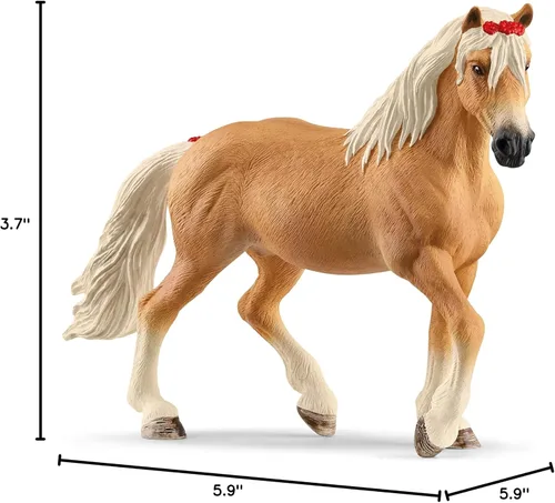 Miniatura 7 de Schleich Figura de juguete Haflinger de caballos de yegua Haflinger para niñas y niños, para edades de 5 años en adelante