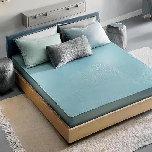 Miniatura 3 de Colchón impermeable, felpa de espuma de enfriamiento firme que moja la cama, ruido blanco, fácil de limpiar, colchón de cama de hospital con 7.1 in