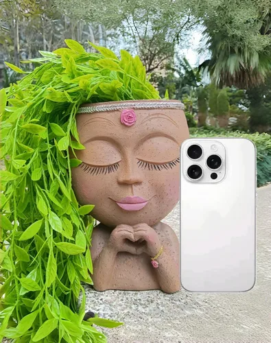 Miniatura 7 de Macetas para suculentas, macetero con cabeza para plantas de interior, macetas para plantas de interior, macetas para suculentas