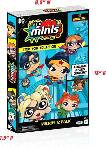 Miniatura 3 de DC Comics Minis, paquete de 12 Micros, figuras coleccionables de 1.5 pulgadas (muñecas, juguetes), exclusivo de Amazon