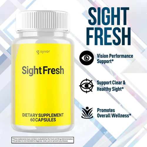 Miniatura 4 de Sight Fresh - Cápsulas Sight Fresh Advanced Vision Support Puills - Cápsula natural SightFresh que apoya la salud y el bienestar de los ojos