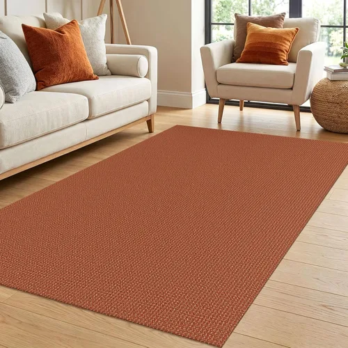Miniatura 10 de IOHOUZE Alfombra de Área Lavable 4x6 Antideslizante con Respaldo de Goma Alfombras Tejidas para Entrada Interior Alfombras de Dormitorio Alfombra