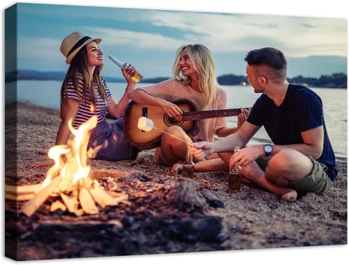 Miniatura 25 de Impresión personalizada de foto a lienzo, impresiones de lienzo enmarcadas personalizadas con tus fotos personalizadas para dormitorio, sala