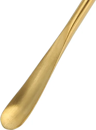 Miniatura 6 de Cuchara de bar agitadores de cóctel para bebidas, cuchara mezcladora de acero inoxidable de 10.2 pulgadas, mango largo, cuchara pequeña para café