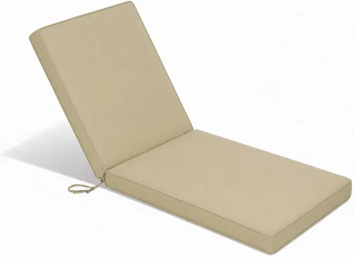 Miniatura 10 de BPS Paquete de 2 cojines para tumbonas de 72 x 22 pulgadas, resistentes a la decoloración y al agua, funda extraíble y correas ajustables para tomar