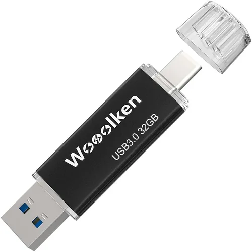Miniatura 13 de Unidad flash USB C de 8 GB, paquete de 10 unidades flash Wooolken tipo C + USB 2.0 Thumb Drive OTG Memory Stick compatible con iPhone 16/15