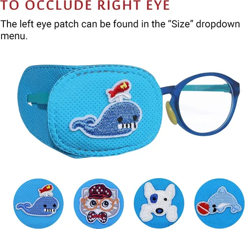 Miniatura 4 de Astropic 4 parches para ojos para niños Parche para ojos para niños Parche médico para ojos para niños con ojo perezoso