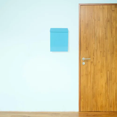 Miniatura 8 de Buzón de pared con cerradura de llave, caja de sugerencias de bloqueo de metal exterior de estilo europeo, casa de campo rústica para oficina