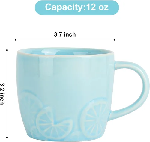 Miniatura 6 de Taza de cerámica de pastor alemán con animal 3D oculto dentro, figura de animal hecha a mano, taza de té, regalos para Navidad, cumpleaños o día