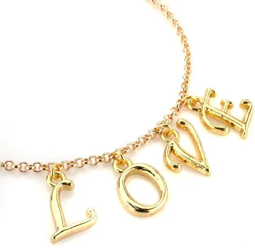 Miniatura 3 de BEADNOVA, dijes de letras del alfabeto para hacer joyas, cuentas de rodio chapadas doradas y plateadas. Letras de la a-z y números del 0-9