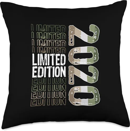Miniatura 4 de Limited Edition Vintage 2020 Retro Birthday Throw Pillow