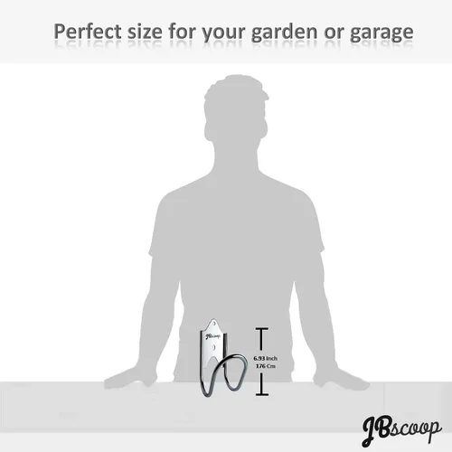Miniatura 8 de JBscoop Soporte para Manguera de Jardín, Colgador de Manguera de Jardín Montaje en Pared para Manguera de Agua, Cables de Extensión, Manguera