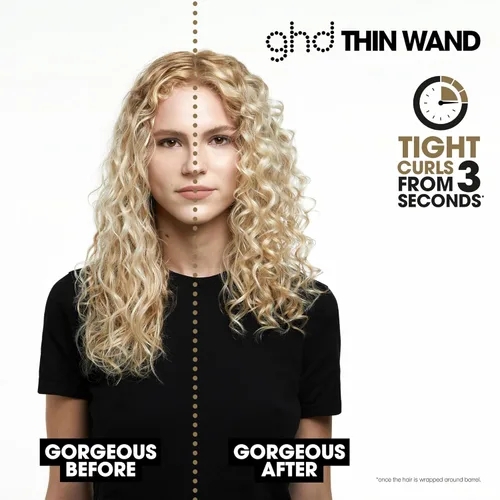 Miniatura 4 de ghd Curve® Professional Hair Curling Irons & Wands Soft Waves, Classic and Tight Curls 0.5 –1.5 Inch Barrels’ 365ºF Styling Temp Preventing