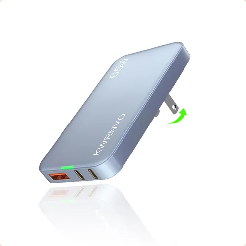 Miniatura 11 de Flat USB Wall Charger, 3 Ports Ultra-Slim Fast Wall Charger for Pixelbook, iPad Pro, iPhone 17/16/15/14 Black