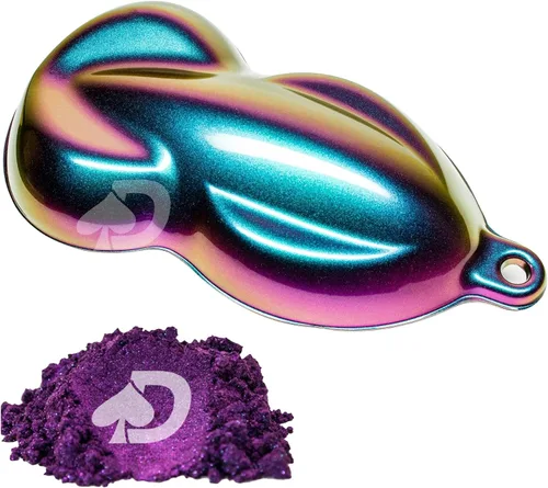 Miniatura 7 de 0.18 oz Arson SuperShift Pearl Polvo de mica camaleón intenso Pigmento de cambio de color para pintura Pigmento camaleón para pintura Polvo
