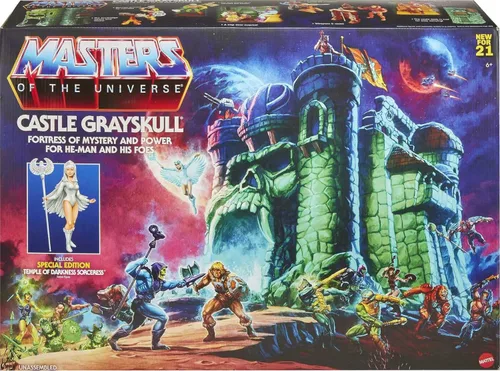 Miniatura 7 de Masters of the Universe Mattel Masters of the Universe Origins Set de Juego y Figura de Acción, Castillo de Grayskull con Hechicera, Juguetes MOTU