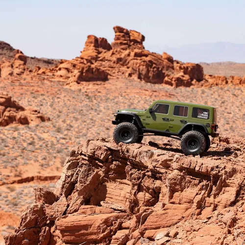Miniatura 9 de Camioneta RC Axial 1/6 SCX6 Jeep JLU Wrangler 4WD Rock Crawler RTR (baterías y cargador no incluidos): Verde, AXI05000T1