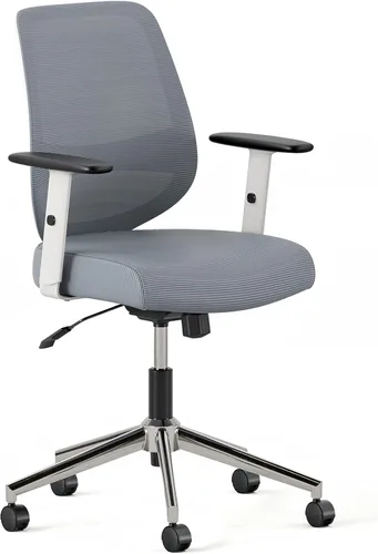 Miniatura 7 de Branch Silla diaria - Silla de oficina de cuero vegano con giratorio, descanso lumbar y reposabrazos ajustables, asiento cómodo para mejorar la negro