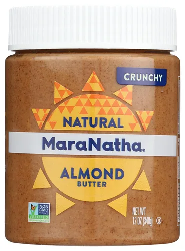 Miniatura 12 de Maranatha Mantequilla de Almendra Crujiente Natural, No Requiere Mezcla, Sin Azúcar ni Sal Añadida, Frasco de 12 Onzas