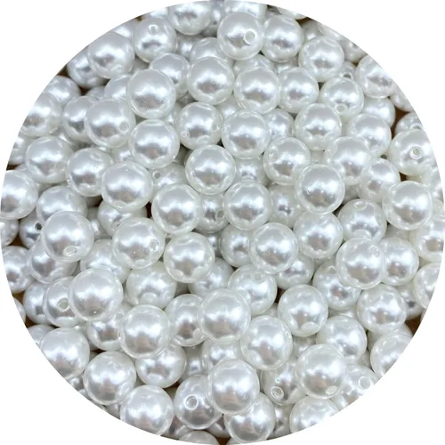 Miniatura 27 de 3000 cuentas de perlas de 0.118 pulgadas con agujero redondo suelto para decoración del hogar, rellenos de jarrones, manualidades, fabricación