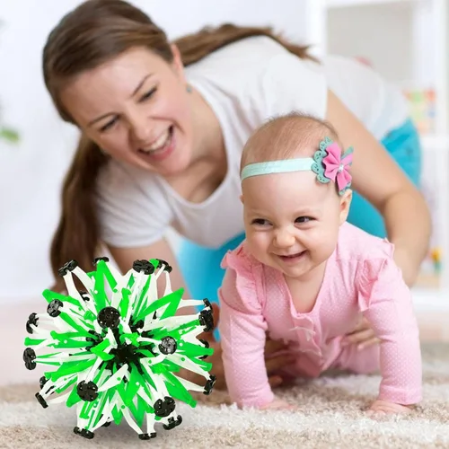 Miniatura 3 de Bola extensible que brilla en la oscuridad, colorida bola mágica expansible para niños Shakven