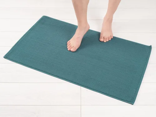 Miniatura 24 de American Soft Linen - Alfombra de baño antideslizante, 100% de algodón, 17 x 24 pulgadas, alfombras de baño lavables, tapetes peludos, color beige