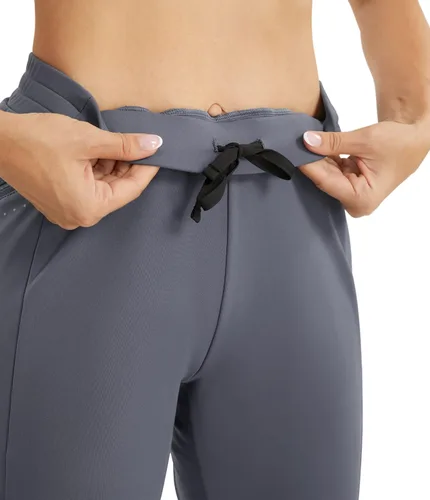 Miniatura 3 de PERSIT Pantalones deportivos con forro polar para mujer, resistentes al agua, con bolsillos