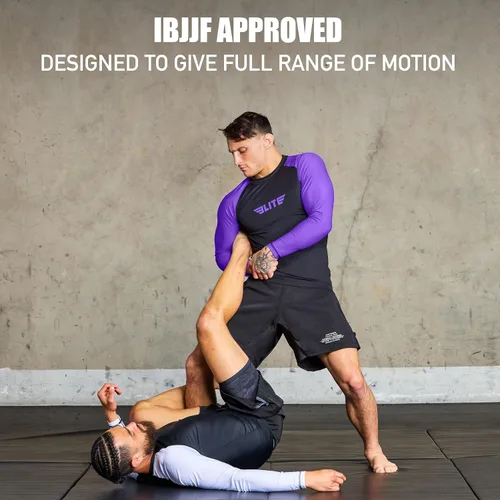 Miniatura 41 de Elite Sports MMA, BJJJ, No-Gi, protección de entrenamiento de manga corta