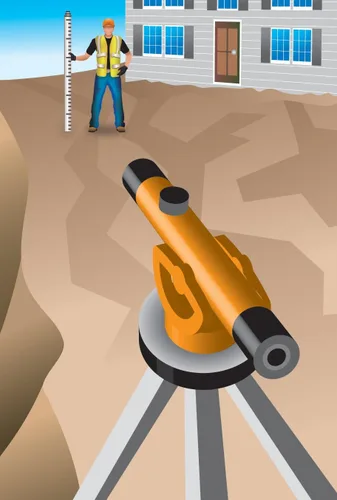 Miniatura 4 de Johnson Level & Tool 40-6910 22X Nivel de tránsito para constructores, naranja, 1 nivel