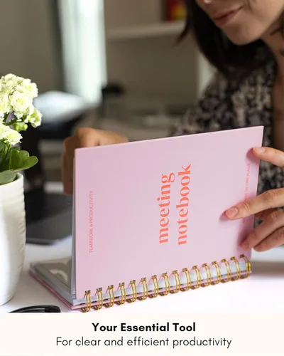 Miniatura 8 de Cuaderno de reuniones Lamare para la organización del trabajo – Cuaderno de trabajo perfecto para tomar notas y planificador de reuniones
