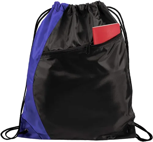 Miniatura 4 de Mochila personalizada con cordón con monograma con bolsa de cincha de texto personalizado con diseño impreso personalizable, Realnegro