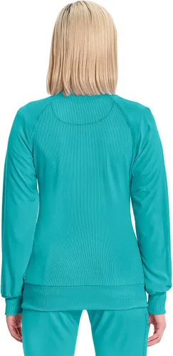 Miniatura 37 de Infinity by Cherokee 2391A - Chaquetas médicas con cremallera frontal para mujer, tela elástica en 4 direcciones