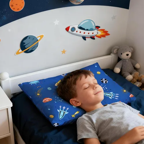 Miniatura 2 de UOMNY Fundas de almohada para niños pequeños, paquete de 2 unidades para almohadas de 13 x 18 o 12 x 16 pulgadas para espacio de cama de niños Nave