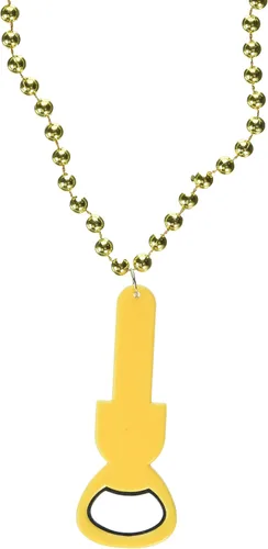 Miniatura 7 de Abrebotellas de plata con cadena de cuentas Plateado
