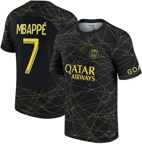 Miniatura 2 de Mbappe #7 Paris Saint-Germain Fourth - Camiseta de fútbol 202223
