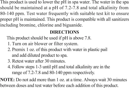 Miniatura 3 de SpaChoice Paquete de 2 reductores de pH prémium de 1.5 libras para bañera de hidromasaje, 100% bisulfato de sodio, fabricado en Estados Unidos