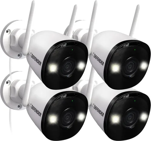 Miniatura 11 de Defender AI Powered 4K Guard Pro 8MP WiFi 6, cámara de seguridad inalámbrica de alimentación enchufable para exteriores, con detección humana