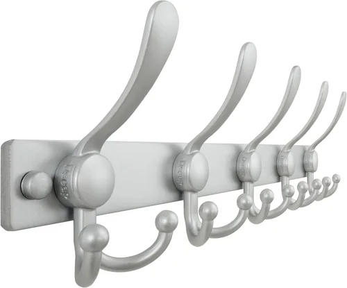 Miniatura 56 de Dseap - Perchero para montaje en pared, base resistente calibre 12 vs Flimsy de 0.039 pulgadas, ganchos sólidos antidesgarros, montaje en perno