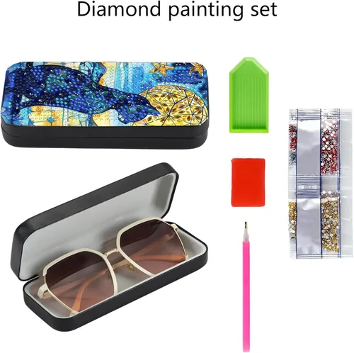 Miniatura 4 de Leatrice Kits de arte de diamantes 5D para adultos, kit de pintura de diamantes pequeños, pintura de gemas por Diamonds Dots DIY para mujeres Cat D