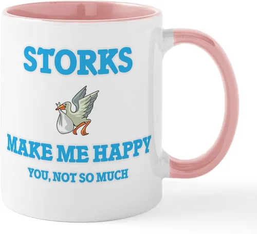 Miniatura 16 de CafePress Mug Stork - Taza de café de cerámica (11.0 fl oz)