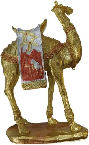 Miniatura 6 de Gazechimp Figura de camello con estatua de animal, escultura de camello, adorno de mesa para sala de estar, centro de mesa, dormitorio, estantería