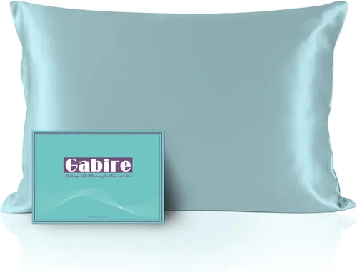 Miniatura 31 de Gabire Funda de almohada de seda de morera para cabello y piel, evita el acné, fundas de almohada de seda real de ambos lados, funda de almohada