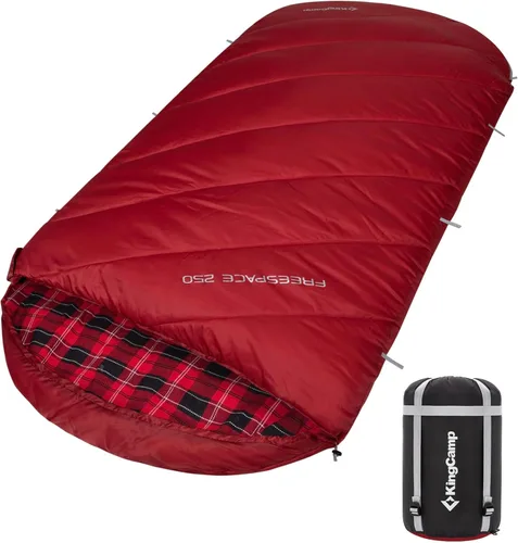 Miniatura 8 de KingCamp Sleeping-Bags Sleeping Bag for Adults, Cold Weather & Warm Extra Wide Big & Tall XL Portable Waterproof Flannel Sleeping Bags