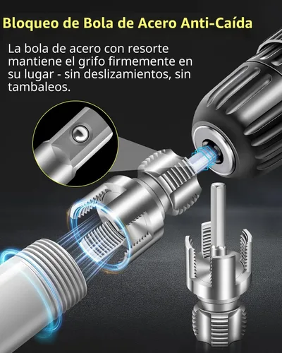 Miniatura 6 de Herramienta de roscado de tubería interna y externa, roscador de tubería de PVC, herramienta de roscado de tubería, matrices de 1/2'' y 3/4