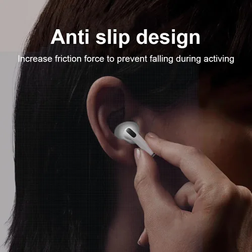 Miniatura 6 de 6 pares de fundas para los oídos para AirPods 4, antideslizantes, accesorios deportivos ultra finos de silicona suave para auriculares compatibles