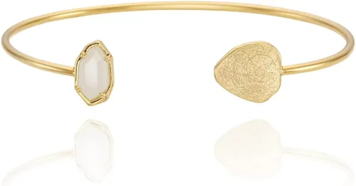 Miniatura 67 de OZEL - Pulseras para mujer, chapados en oro real de 18 quilates, pulseras de oro de cristal colorido para regalos