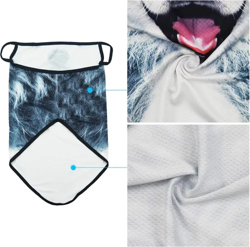 Miniatura 3 de Obacle Bandana facial con bucles para las orejas, polaina transpirable para el cuello para hombres y mujeres