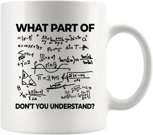 Miniatura 10 de ¿Qué parte de no entiendes? Regalos para ingenieros divertidos, profesor de matemáticas sarcástico, estudiante de ingeniería, artículos de bebida