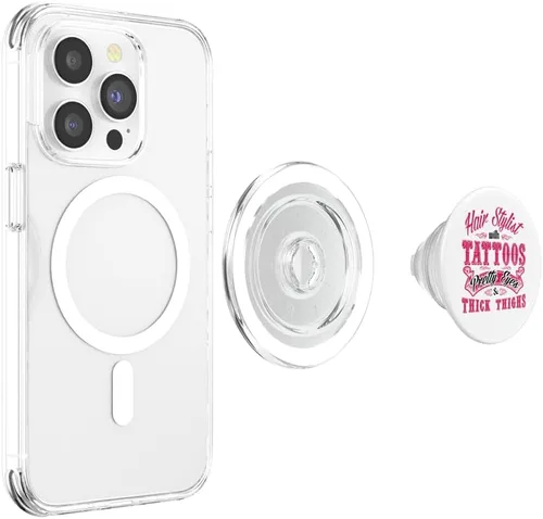 Miniatura 4 de Estilista con tatuajes estilista PopSockets MagSafe PopGrip para iPhone